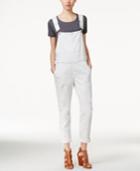 Calvin Klein Jeans Skinny Fiji White Wash Denim Overalls