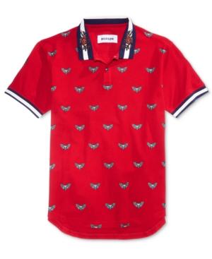Reason Men's Snakes & Roses Cotton Polo