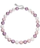 Charter Club Silver-tone Imitation Pearl Collar Necklace, 17 + 2 Extender, Created For Macy's