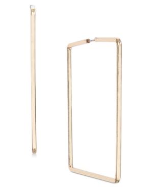 Inc International Concepts Gold-tone Square Hoop Earrings, Created For Macy's