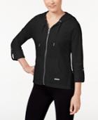 Calvin Klein Performance Lace-trim Hoodie