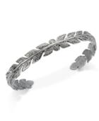 Vera Bradley Silver-tone Metal Feather Cuff Bracelet