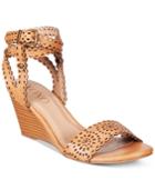 Xoxo Sissy Lasercut Demi-wedge Sandals Women's Shoes