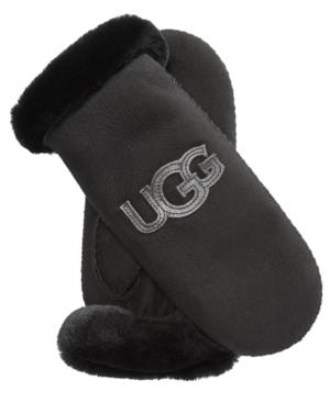 Ugg Shearling Hertiage Logo Mittens