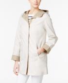 Jones New York Petite A-line Contrast-cuff Raincoat
