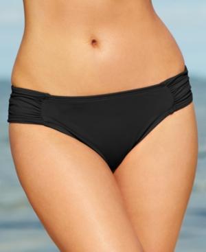 La Blanca Ruched Side-tab Bikini Bottom