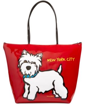 Marc Tetro Nyc Westie Medium Zip Tote