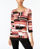 Jm Collection Layered-look Necklace Top, Created For Macy's