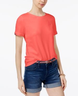 Tommy Hilfiger Embroidered T-shirt, Only At Macy's