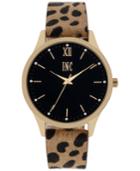 Inc International Concepts Women's Faux Calf Hair Leather Strap Watch 38mm, Created For Macy's