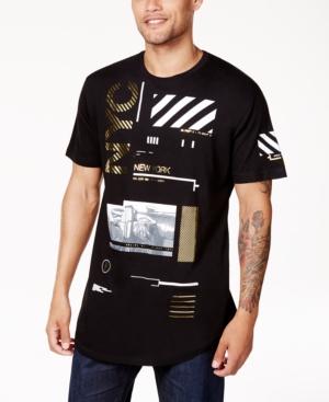 Sean John Men's Industrial Graphic-print T-shirt