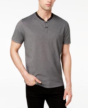 Alfani Men's Birdseye Henley, Created For Macy's