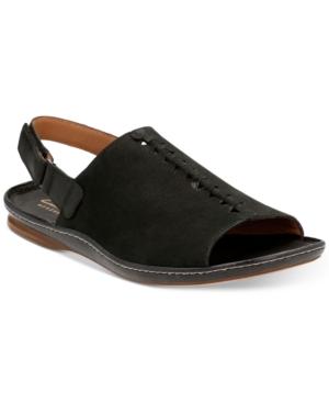 Clarks Artisan Women's Sarla Forte Peep-toe Flat Sandals Women's Shoes