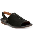 Clarks Artisan Women's Sarla Forte Peep-toe Flat Sandals Women's Shoes
