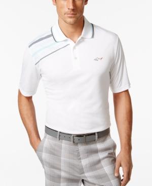 Greg Norman For Tasso Elba Big And Tall Shoulder-stripe Performance Polo, Only At Macy's