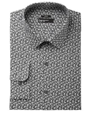 Bar Iii Men's Slim-fit Stretch Easy-care Cabbage Rose Print Dress Shirt, Created For Macy's