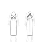 Fame And Partners Crossback Pencil Dress