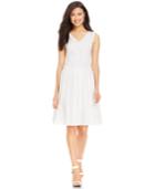 Nine West Check-print A-line Dress