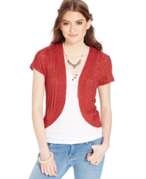 American Rag Short-sleeve Sweater Shrug
