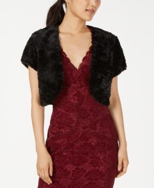 Bcx Juniors' Faux-fur Shrug