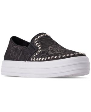 Skechers Women's Double Up - Guarded Rose Slip-on Casual Sneakers From Finish Line