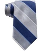 Shaquille O'neal Collection Big Rib Stripe Extra Long Tie