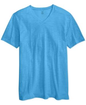 Inc International Concepts Men's Contrast-stitch V-neck T-shirt, Only At Macy's