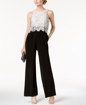 Sangria Lace Popover Jumpsuit