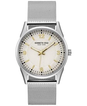 Kenneth Cole New York Men's Stainless Steel Mesh Bracelet Watch 40mm 10030781