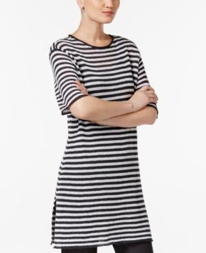 Eileen Fisher Organic Linen Striped Tunic