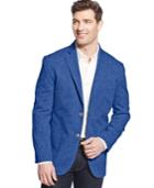 Tasso Elba Men's Linen-blend Sport Coat, Only At Macy's