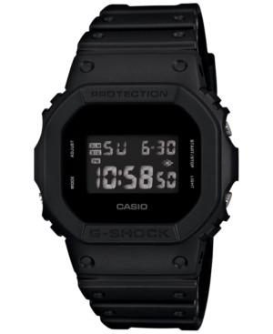 Casio Men's Digital Black Resin Strap Watch 43x43mm