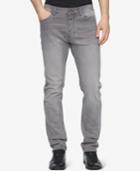 Calvin Klein Jeans Men's Tapered Gray Fog Knitago Pants