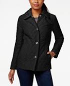Anne Klein Quilted Snap-front Jacket