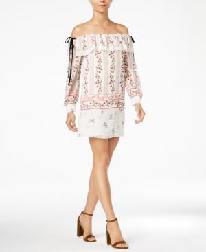 Endless Rose Off-the-shoulder Flounce Dress
