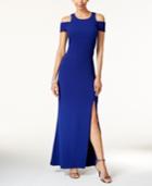 Msk Off-the-shoulder A-line Gown