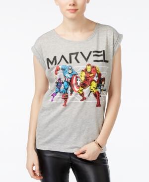 Freeze 24-7 Juniors' Marvel Civil War Graphic T-shirt