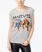 Freeze 24-7 Juniors' Marvel Civil War Graphic T-shirt