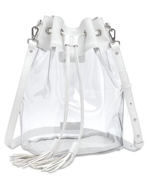 Steve Madden Clear Bucket Bag