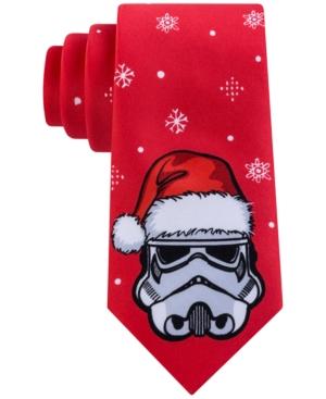 Star Wars Men's Holiday Stormtrooper Panel Tie