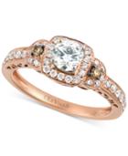 Le Vian Bridal Diamond Engagement Ring (3/4 Ct. T.w.) In 14k Rose Gold