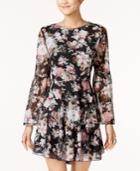 American Rag Juniors' Bell-sleeve Fit & Flare Dress, Created For Macy's