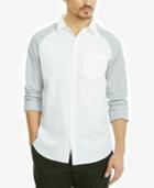 Kenneth Cole Reaction Men's Pocket Raglan Cotton Shirt