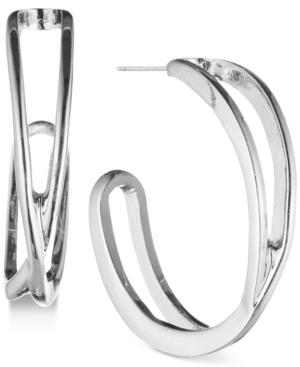 Nine West Openwork J-hoop Earrings