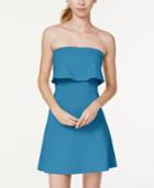 In Awe Of You By Awesomeness Tv Juniors' Off-the-shoulder Popover Fit & Flare Dress
