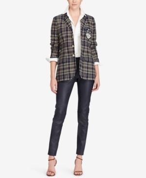 Polo Ralph Lauren Embroidered Madras Blazer