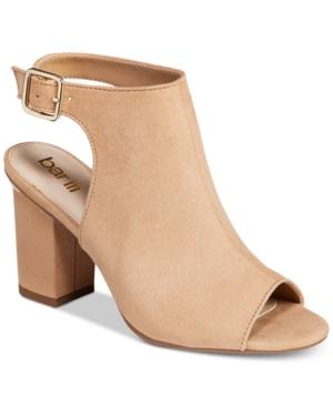 Bar Iii Marli Block-heel Shooties, Created For Macy's Women's Shoes