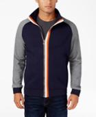 Sean John Men's Striped Placket Track Jacket