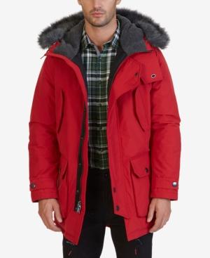 Nautica Men's Faux-fur Quilted Parka