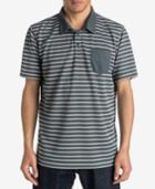 Quiksilver Waterman Men's Striped Approach Polo